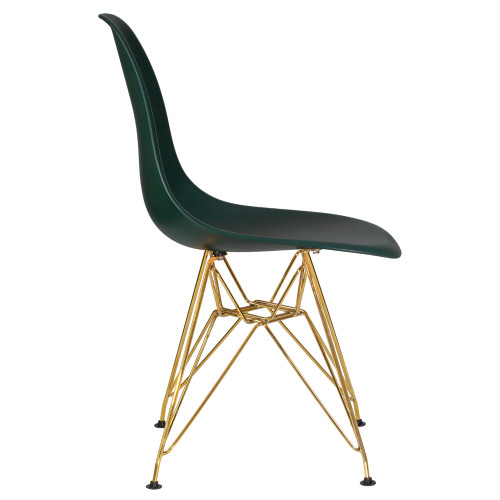 638APP-LMZL DSR, цвет сиденья тёмно-зеленый (G-13), цвет основания золото