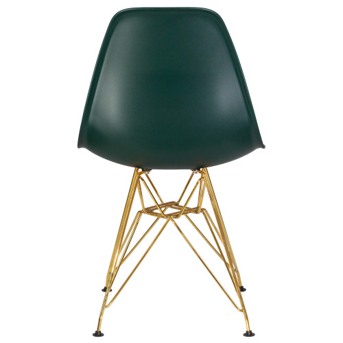 638APP-LMZL DSR, цвет сиденья тёмно-зеленый (G-13), цвет основания золото