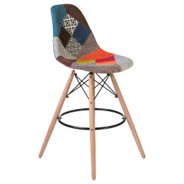 638GPP-LMZL DSW BAR, цвет сиденья мозаика, цвет основания светлый бук