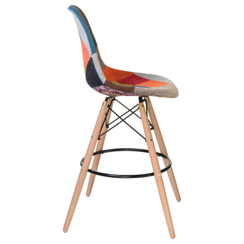 638GPP-LMZL DSW BAR, цвет сиденья мозаика, цвет основания светлый бук