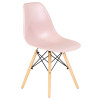 Стул обеденный DOBRIN DSW (ножки светлый бук, цвет светло-розовый (PK-02))