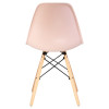 Стул обеденный DOBRIN DSW (ножки светлый бук, цвет светло-розовый (PK-02))
