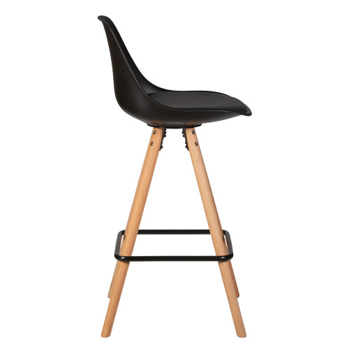 759APP-1-LMZL RONNI, цвет сиденья черный (B-03), цвет основания светлый бук