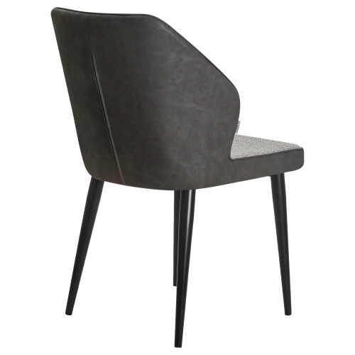 7031-LML KEVIN, цвет сиденья серый FC-09, цвет каркаса сиденья антрацит RU-08, цвет основания черный