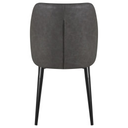 7031-LML KEVIN, цвет сиденья серый FC-09, цвет каркаса сиденья антрацит RU-08, цвет основания черный