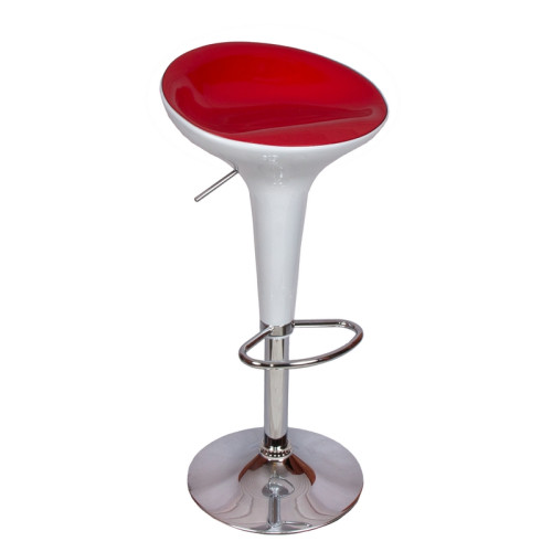 Стул барный LM-1000 (бело-красный)