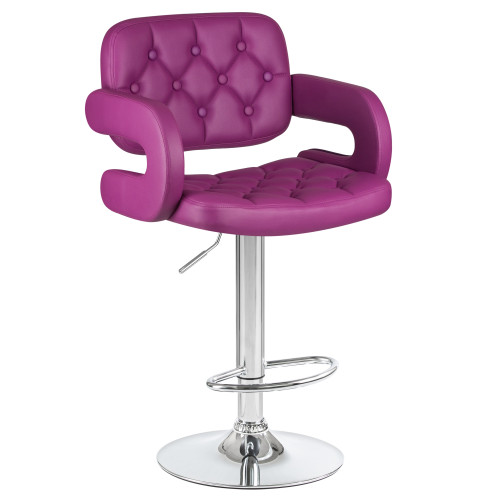 3460-LM TIESTO, цвет сиденья фиолетовый, цвет основания хром