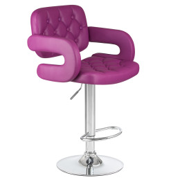 3460-LM TIESTO, цвет сиденья фиолетовый, цвет основания хром