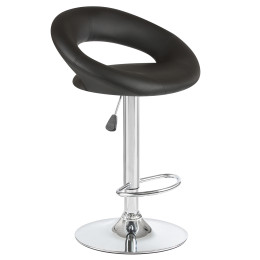 5001-LM MIRA, цвет сиденья черный, цвет основания хром