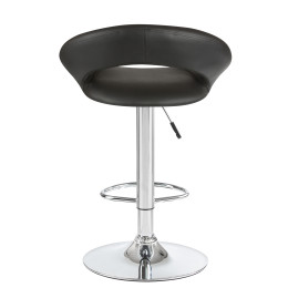5001-LM MIRA, цвет сиденья черный, цвет основания хром