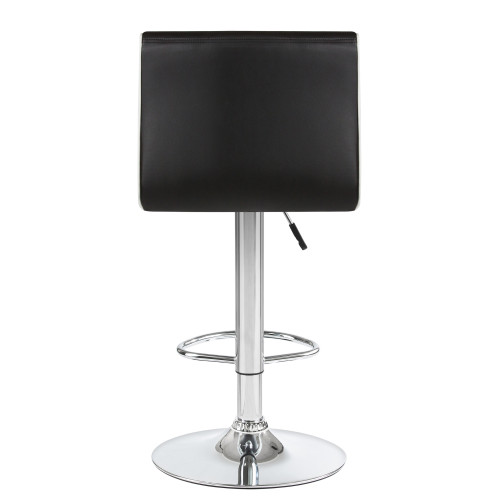 5006-LM CANDY, цвет сиденья черно-белый, цвет основания хром