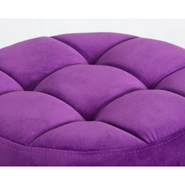 5008_BlackBase-LM BRUNO BLACK, цвет сиденья фиолетовый (MJ9-58), цвет основания черный