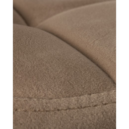 5008-LM BRUNO, цвет сиденья бежевый велюр (MJ9-10), цвет основания хром