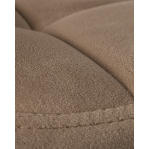 5008-LM BRUNO, цвет сиденья бежевый велюр (MJ9-10), цвет основания хром