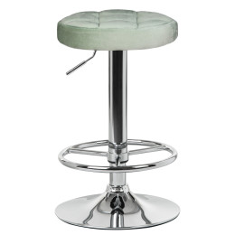 5008-LM BRUNO, цвет сиденья пудрово-мятный (MJ9-87), цвет основания хром