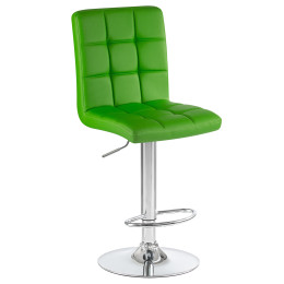 5009-LM KRUGER, цвет сиденья зеленый, цвет основания хром