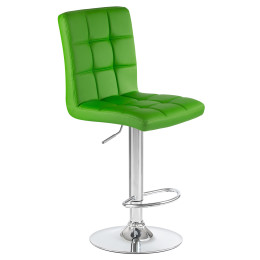 5009-LM KRUGER, цвет сиденья зеленый, цвет основания хром