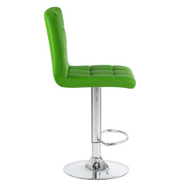 5009-LM KRUGER, цвет сиденья зеленый, цвет основания хром