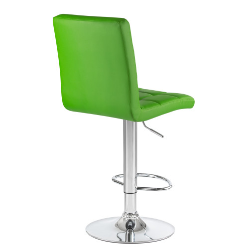 5009-LM KRUGER, цвет сиденья зеленый, цвет основания хром