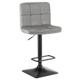 Стул барный DOBRIN DOMINIC (серый велюр (MJ9-75))