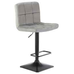 Стул барный DOBRIN DOMINIC (серый велюр (MJ9-75))