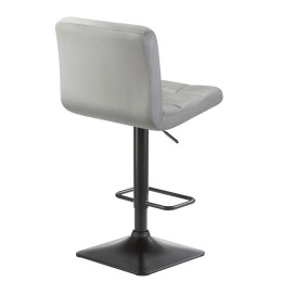 Стул барный DOBRIN DOMINIC (серый велюр (MJ9-75))