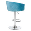 Стул барный DOBRIN DARCY (морской волны велюр (1922-7))