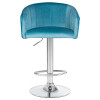Стул барный DOBRIN DARCY (морской волны велюр (1922-7))