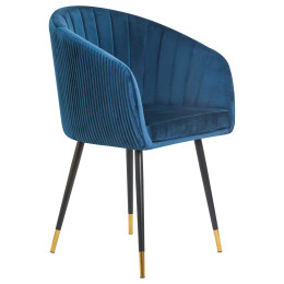 Стул обеденный DOBRIN MARY (синий велюр (1922-20))