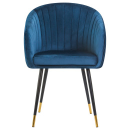 Стул обеденный DOBRIN MARY (синий велюр (1922-20))