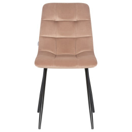 Стул обеденный DOBRIN ALEX (черные матовые ножки, мокко велюр (V108-104))