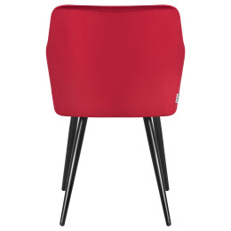 8266-LML ROBERT, цвет сиденья бордовый велюр (V108-37), цвет основания черный