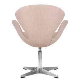 Кресло дизайнерское DOBRIN SWAN (бежевая ткань IF1)