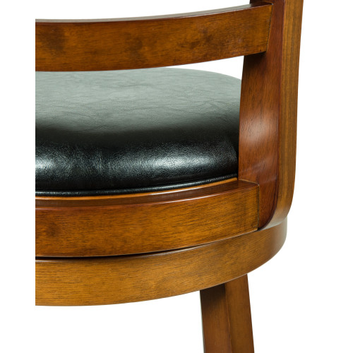 Стул барный DOBRIN WILLIAM BAR (шоколад, чёрный)