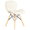 Стул обеденный DOBRIN BUTTERFLY (ножки светлый бук, цвет сиденья кремовый)