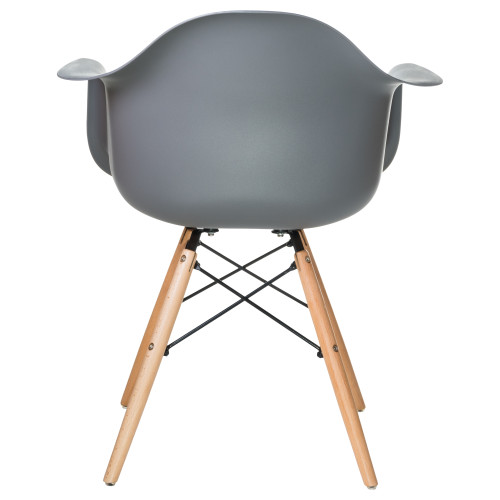 620PP-LMZL DAW, цвет сиденья тёмно-серый (GR-04), цвет основания светлый бук