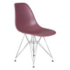 638APP-LMZL DSR, цвет сиденья пыльная роза (NX-P-11), цвет основания хромированная сталь