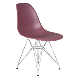 638APP-LMZL DSR, цвет сиденья пыльная роза (NX-P-11), цвет основания хромированная сталь
