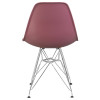 638APP-LMZL DSR, цвет сиденья пыльная роза (NX-P-11), цвет основания хромированная сталь