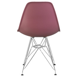 638APP-LMZL DSR, цвет сиденья пыльная роза (NX-P-11), цвет основания хромированная сталь