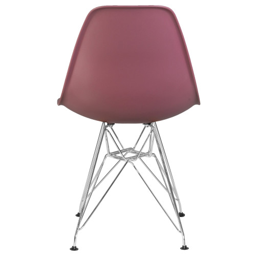 638APP-LMZL DSR, цвет сиденья пыльная роза (NX-P-11), цвет основания хромированная сталь