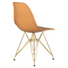 Стул обеденный DOBRIN DSR (ножки золотые, цвет персиковый (NX-Y-06))
