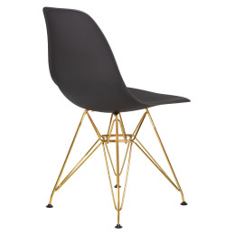 638APP-LMZL DSR, цвет сиденья тёмно-серый (GR-04), цвет основания золото