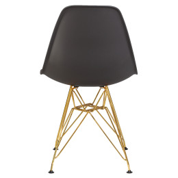 638APP-LMZL DSR, цвет сиденья тёмно-серый (GR-04), цвет основания золото