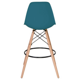 638GPP-LMZL DSW BAR, цвет сиденья морской волны (G-05), цвет основания светлый бук