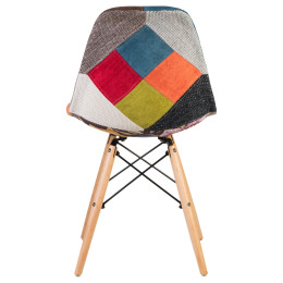 638PP-LMZL DSW, цвет сиденья мозаика, цвет основания светлый бук