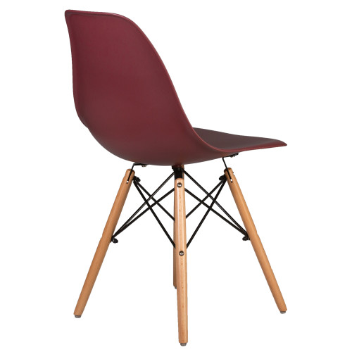 Стул обеденный DOBRIN DSW (ножки светлый бук, цвет сливовый (R-13))