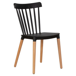 687PP-LMZL THEO, цвет чёрный (B-03), цвет основания светлый бук