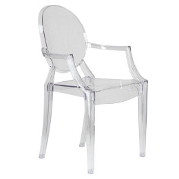 Стул обеденный DOBRIN LOUIS GHOST (цвет прозрачный)