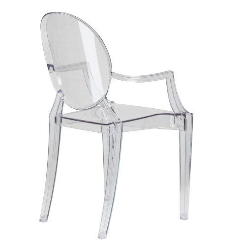 Стул обеденный DOBRIN LOUIS GHOST (цвет прозрачный)